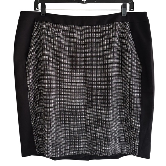Talbots Wool Blend Tweed Pencil Skirt Size 20W Lined Office Workwear Academia - Picture 1 of 13